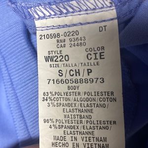 Maternity ceil blue Cherokee scrub pants, multiple pockets